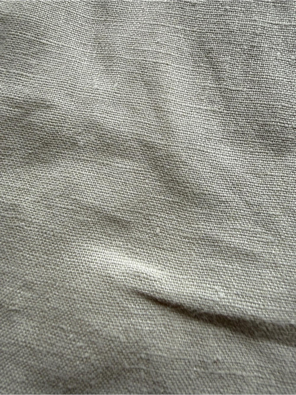 BLUE Saks Fifth Avenue Tan 100% Linen Casual Pants Elastic Waist Men’s Size 32